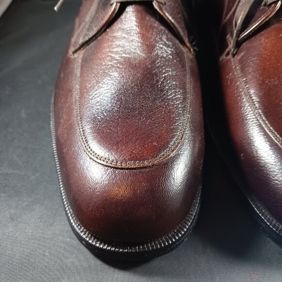 Vintage Florsheim Plain Toe Dress Shoes Men\'s size 8.5 3E (Wide) main image 9